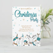 Noël Fête Invitation (Debout devant)