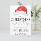 Noël Fête Invitation (Debout devant)