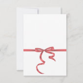 Noël Fête Invitation (Dos)