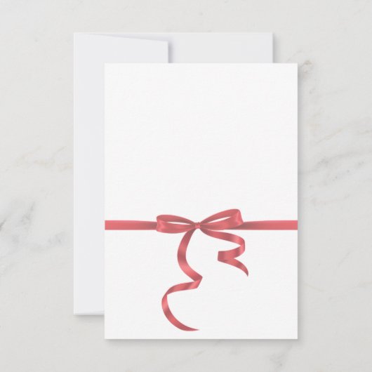 Noël Fête Invitation (Dos)