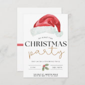 Noël Fête Invitation (Devant / Derrière)