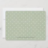 Noël Fête Invitation Arbre Conception 1 (Dos)