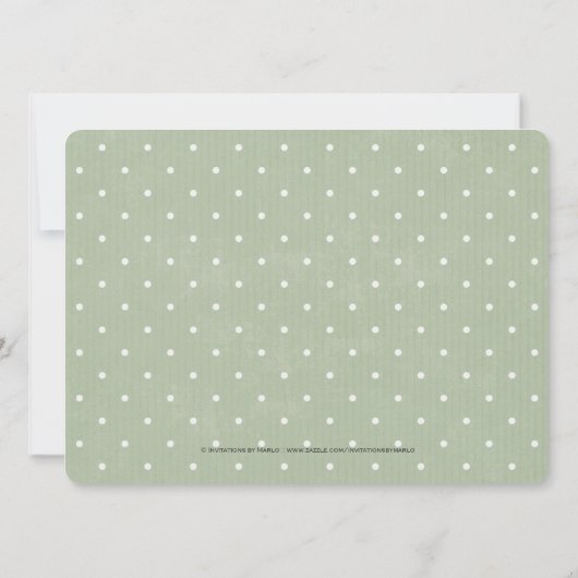 Noël Fête Invitation Arbre Conception 1 (Dos)