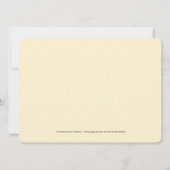 Noël Fête Invitation Arbre Design 3 (Dos)