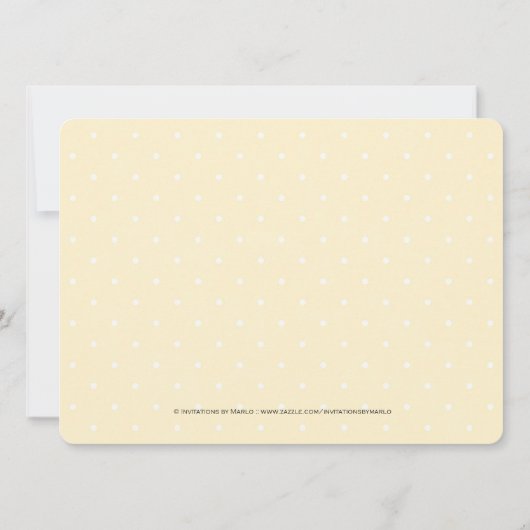 Noël Fête Invitation Arbre Design 3 (Dos)