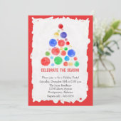 Noël Fête Invitation Noël Arbre de Noël (Debout devant)