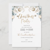 Noël Fête moderne chauds Noël Invitation (Devant)