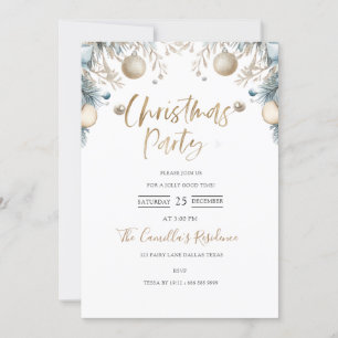 Noël Fête moderne chauds Noël Invitation