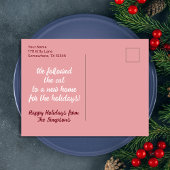 Noël Fête Nouvelle Adresse Carte postale