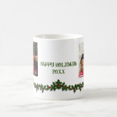Noël Fêtes Customisé Photo Café Mug (Centre)