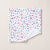 Noël Fêtes Motif de neige (Gant de toilette)
