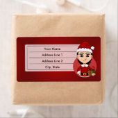 Noël-fille-tête-03.png Étiquette (En situation)