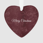 Noël Floral Bourgogne Rouge Profond (devant)