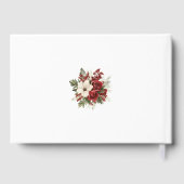 Noël Floral Crest Monogramme Mariage (Verso)