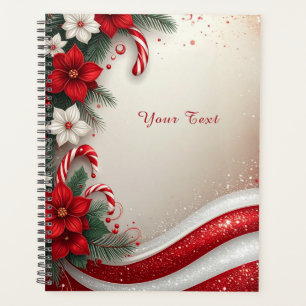 Noël Floral Sucres de canne Planificateur de vacan