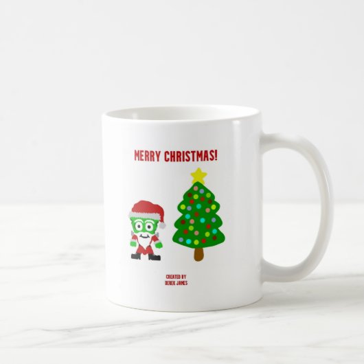 Noël FrankenFromage café Mug (Droite)