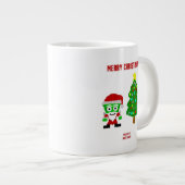 Noël FrankenFromage Jumbo Mug (Devant droit)