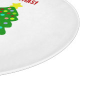 Noël FrankenFromage rond Planche à découper (Coin)