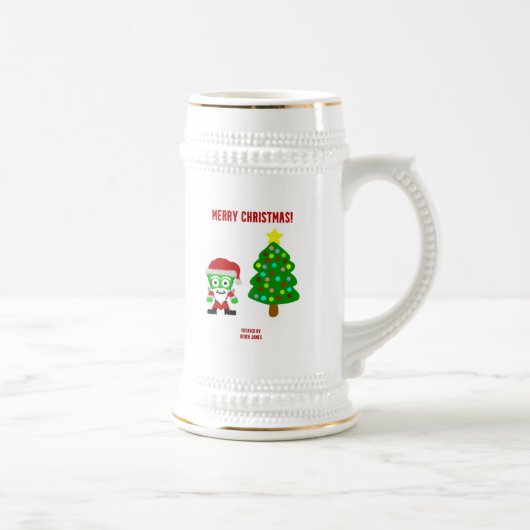 Noël FrankenFromage Stein Mug (Droite)