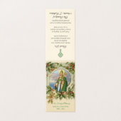 Noël Funérailles prière irlandaise Carte Sainte (Extérieur déplié)