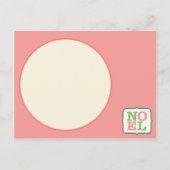 Noel Gepersonaliseerde Kerst Briefkaart (Achterkant)