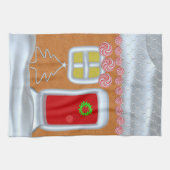 Noël Gingerpain Maison Serviette de cuisine (Horizontal)