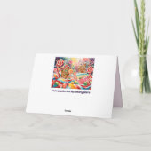 noël gingerpain maisons carte de voeux (Dos)