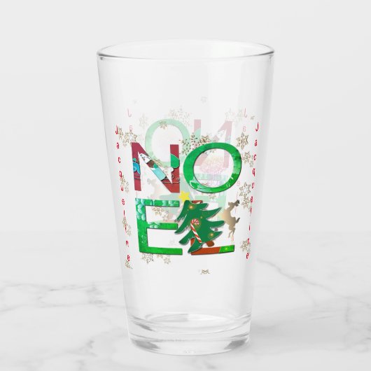 Noel Glass Cup Glas (Achterkant)