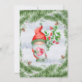 Noël Gnome Anniversaire Fête Merci Cartes (Dos)