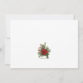 Noël Gnome Faire-part de déménagement (Dos)