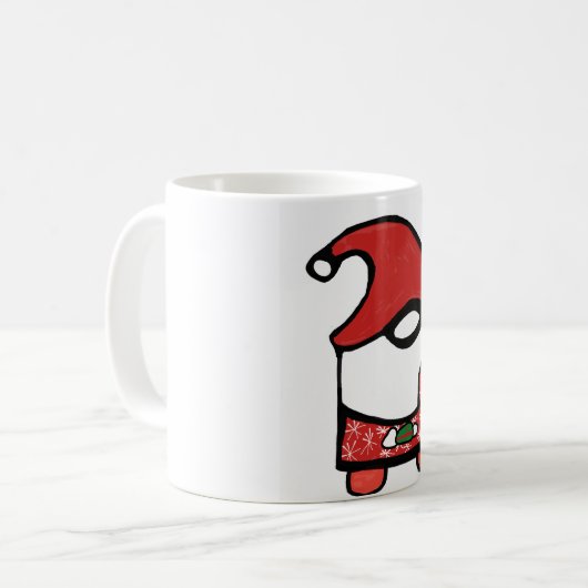 noël gnome Mug (Devant gauche)