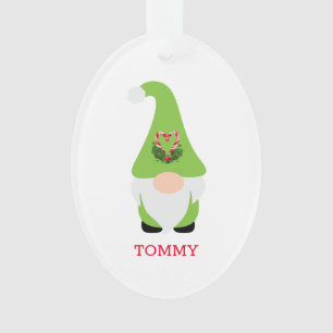 Noël Gnome Vert NOM Joyeuses Fêtes Année Fun