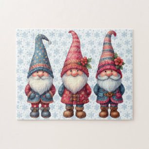Noël Gnomes Trio Puzzle