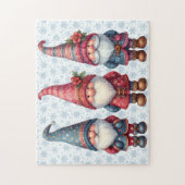 Noël Gnomes Trio Puzzle (Vertical)