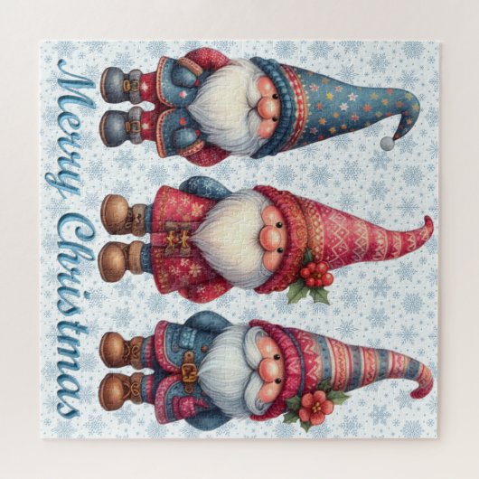 Noël Gnomes Trio Puzzle (Horizontal)
