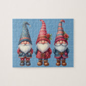 Noël Gnomes Trio Puzzle (Horizontal)