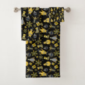 Noël Gold Père Noël Snowman Stocking Motif cadeau (En situation)