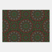 Noël gothique verre tendu Feuille Mandala (Devant 2)