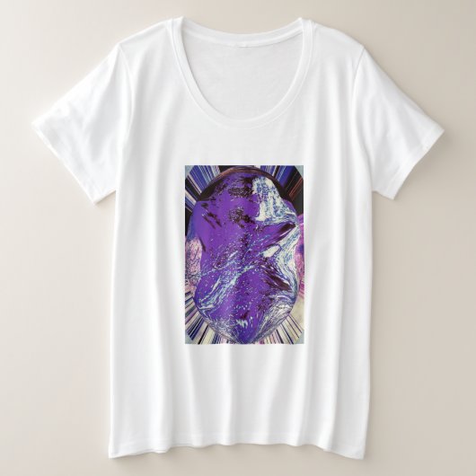 Noël goutte de rosée violette festive (Design devant)