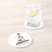 Noël Great Point Lighthouse Dessous de verre en gr (Côté)