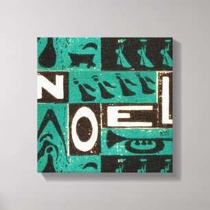 Noel Green Canvas Afdruk