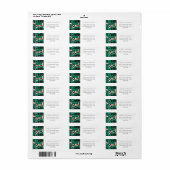 Noel Green Etiket (Full Sheet)