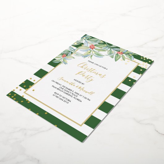 Noël Green Stripes vacances (Rotation)