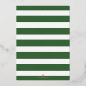 Noël Green Stripes vacances (Verso)