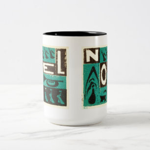 Noel Green Tweekleurige Koffiemok