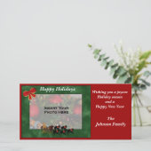 Noël Greyhounds Sleigh Carte photo (Debout devant)