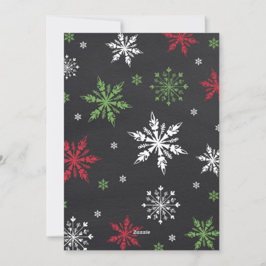 Noël Grossesse Faire-part Noël bébé (Dos)