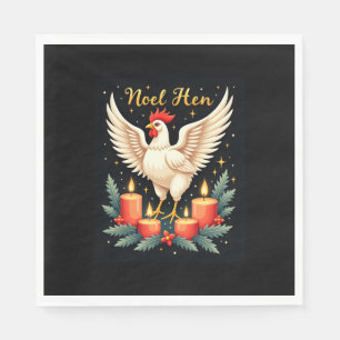 Noel Hen Chicken Servet