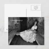 Noel - het Meisje van de Begraafplaats Feestdagenkaart (Voorkant / Achterkant)