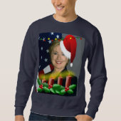 noël hillary clinton sweatshirt (Devant)